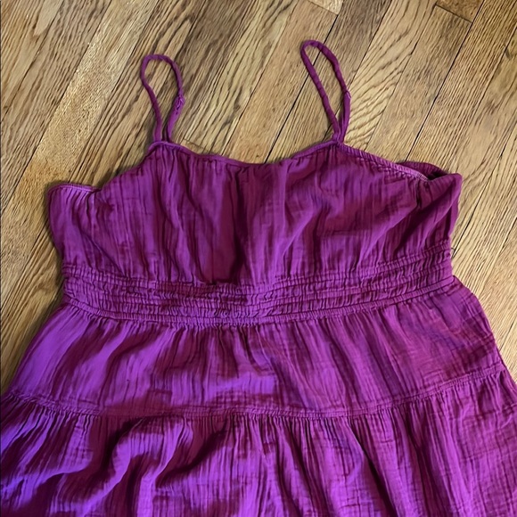 Old Navy XXL Pink Spaghetti Strap Sundress w/ smocking & pockets! - Picture 11 of 12